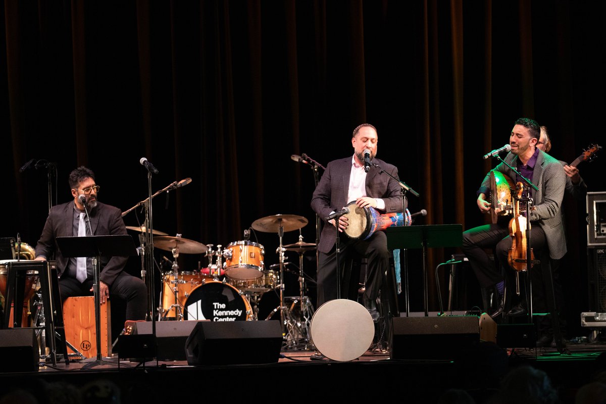 RecordingAcad's tweet photo. In celebration of Jewish American Heritage Month, it was a joy to co-present the Jewish American Heritage Concert, produced by the @weitzmanmuseum, at The @kencen, featuring artists Frank London’s Klezmer Brass Allstars, Susana Behar, Yoni Battat, Yosef Goldman, and a joint finale with all performers. 🎶 #OurSharedHeritage