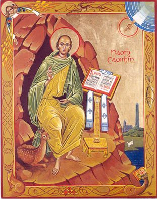 Saint Caoimhin (Kevin), Abbot of Glendalough, Ireland