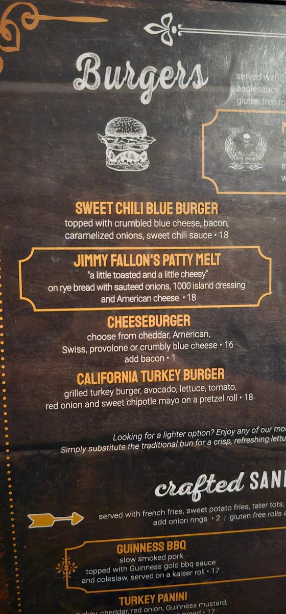 It's the new Jimmy Fallon's Patty's Melt at @mulconrys