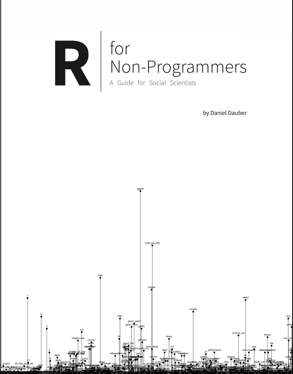 📕R for Non-Programmers: A Guide for Social Scientists (free) 2024. 💥A helpful resource for anyone looking to use R for their research projects. 👉bookdown.org/daniel_dauber_… #Statistics #Datavisualization #DataScience #rstats #Python #machinelearning #bioinformatics #neuroscience