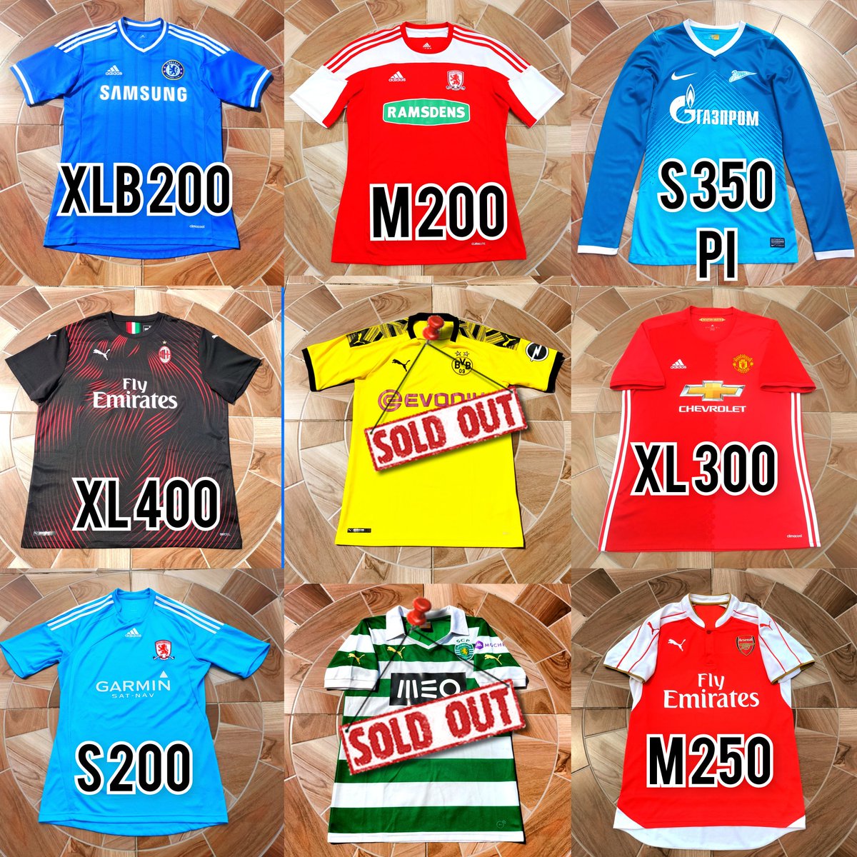 Cibonz7's tweet photo. #Jersey4sale @Jerseyforum @jerseysneil @jersey_ciamikk @RCJerseyOri @futebolre

Permisi ijin RT Min
Kondisi all excelent
Size &amp; harga (Nett) tertera  di foto 

Detail bisa 
DM/Wa 082310143744
Tokped (free Ongkir) by request👇
https://t.co/3aKxTKVhNn

Ig: Jerseyorijambi 
Thx 🙏 https://t.co/K39V95vaen