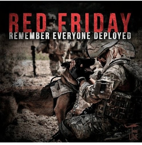 @mil_vet17 @okhomebody @Bpup501 @Viatorc @jawjaboy71 @Echo_5_Delta @bayou_barry @Sarge17157120 @Geeky_Redneck @RetiredUSN_USPS #RedFriday♥️🇺🇲