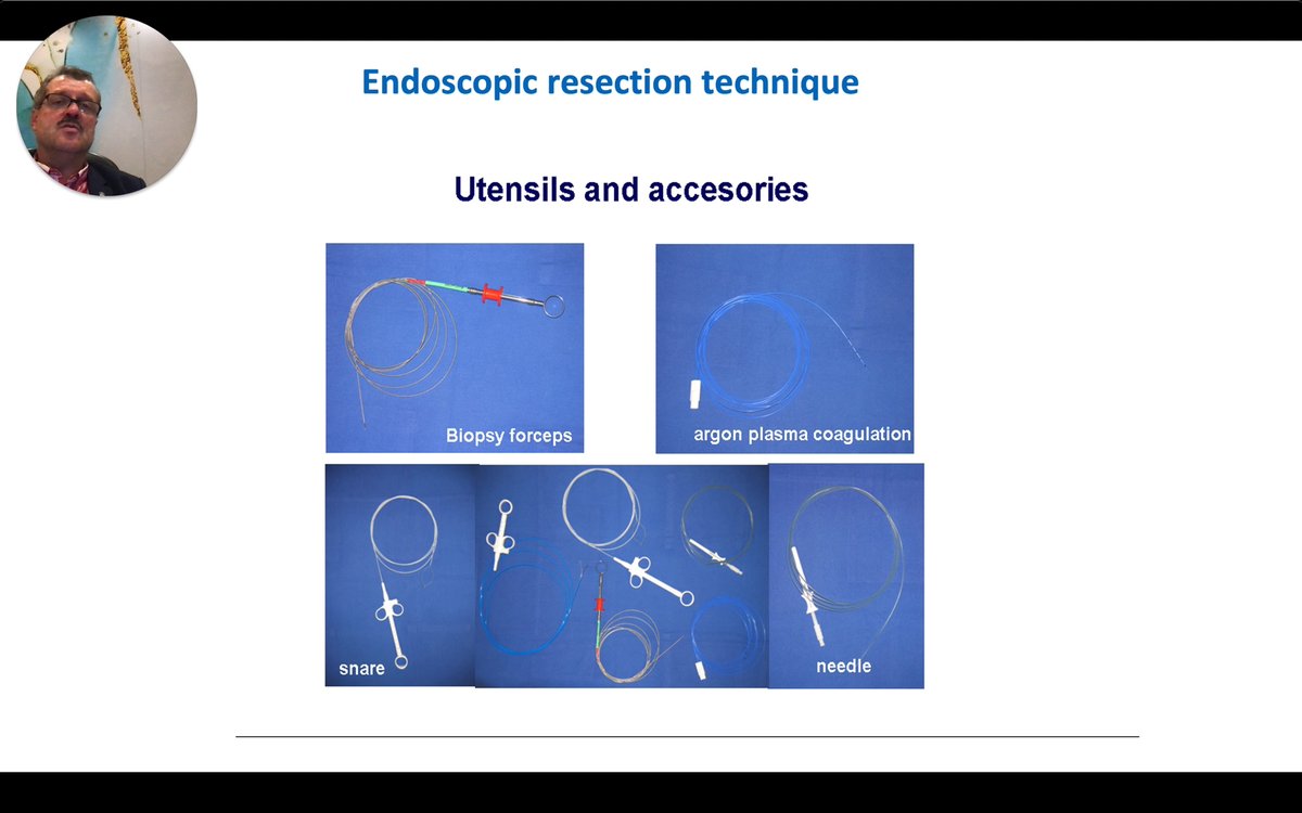 Endoscopic resection technique Utensils and accessories Biopsy forceps, argon plasma coagulation, snare, and needle
