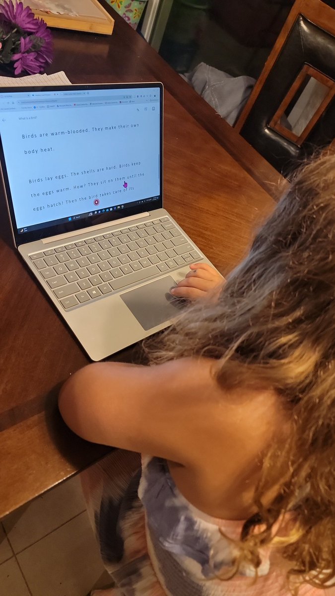 K has been testing out Reading Coach all week for me. She comes home and ask to read so she can unlock a new animal every day, which is HUGE for my nonreader. I'm so excited to use this with students. #ReadingCoach #MIEE #MIEExpert @MicrosoftEDU