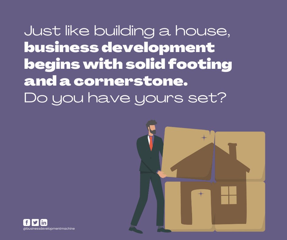 Building a business is like constructing a house – it all begins with a strong foundation and a cornerstone. Have you secured yours?
  #businessstrategy #exitstrategy #successonpurpose #businesssuccession #businessexitstrategy