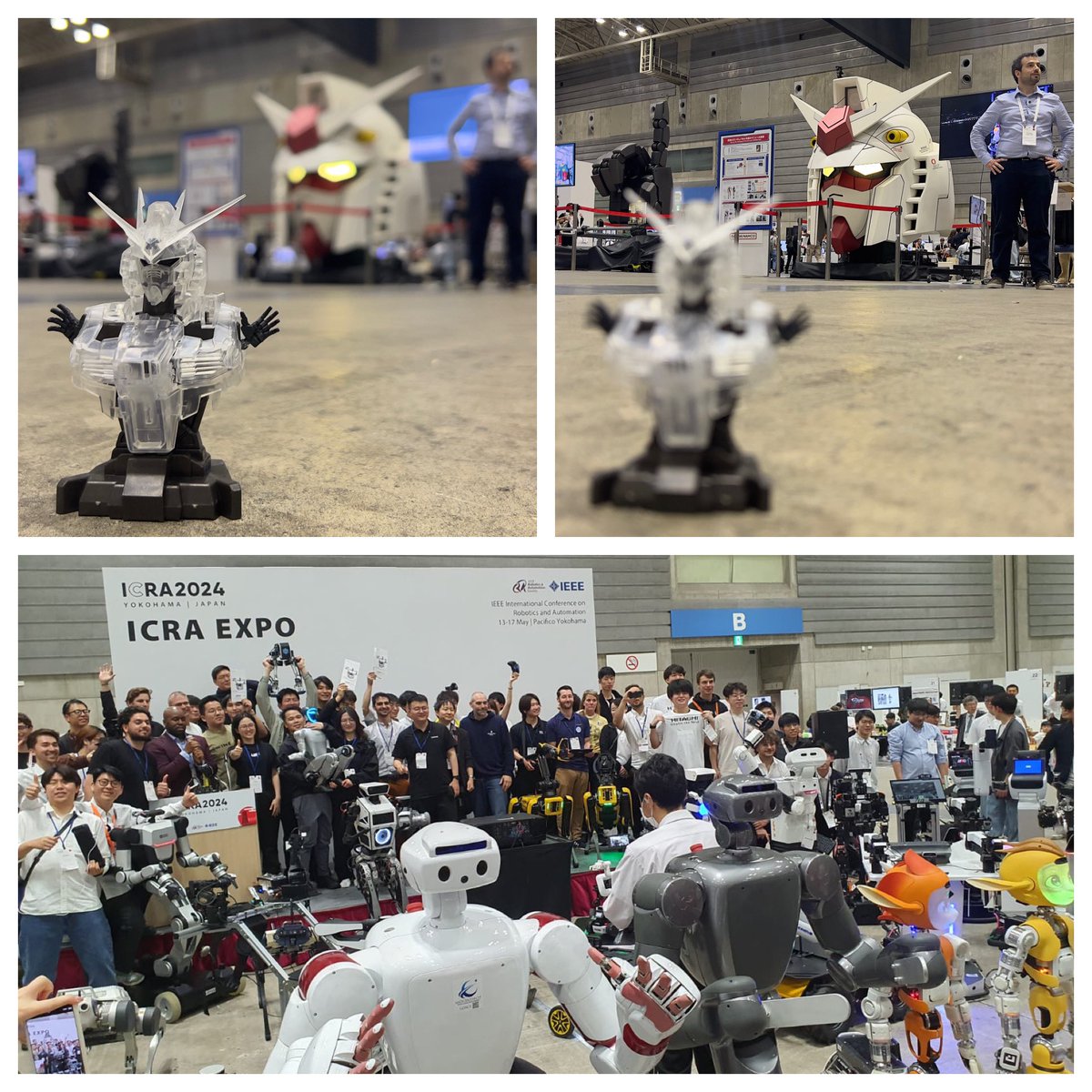 Here are some memorable moments from ICRA2024. Big thanks to the conference organizers, leaders, chairs, co-chairs, and student volunteers! ICRA2024 might have ended, but stay tuned for exciting news coming soon👀🤖 #ieeeras #ieeerassac #ICRA2024 #students #robotics #automation