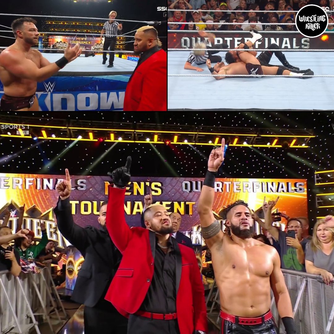 Tama Tonga defeats LA Knight off the distraction by Solo Sikoa! #SmackDown #WWEKingAndQueen