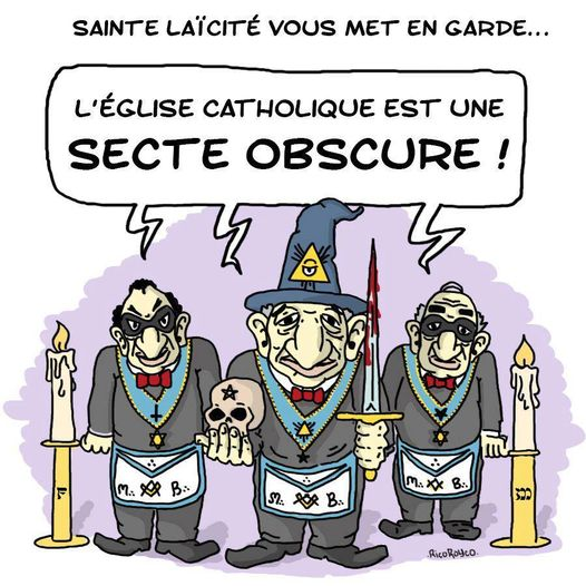'Arrachez à la Franc-Maçonnerie le masque dont elle se couvre et faites-la voir telle qu’elle est.'
 Léon XIII, « Encyclique Humanum genus » 1884