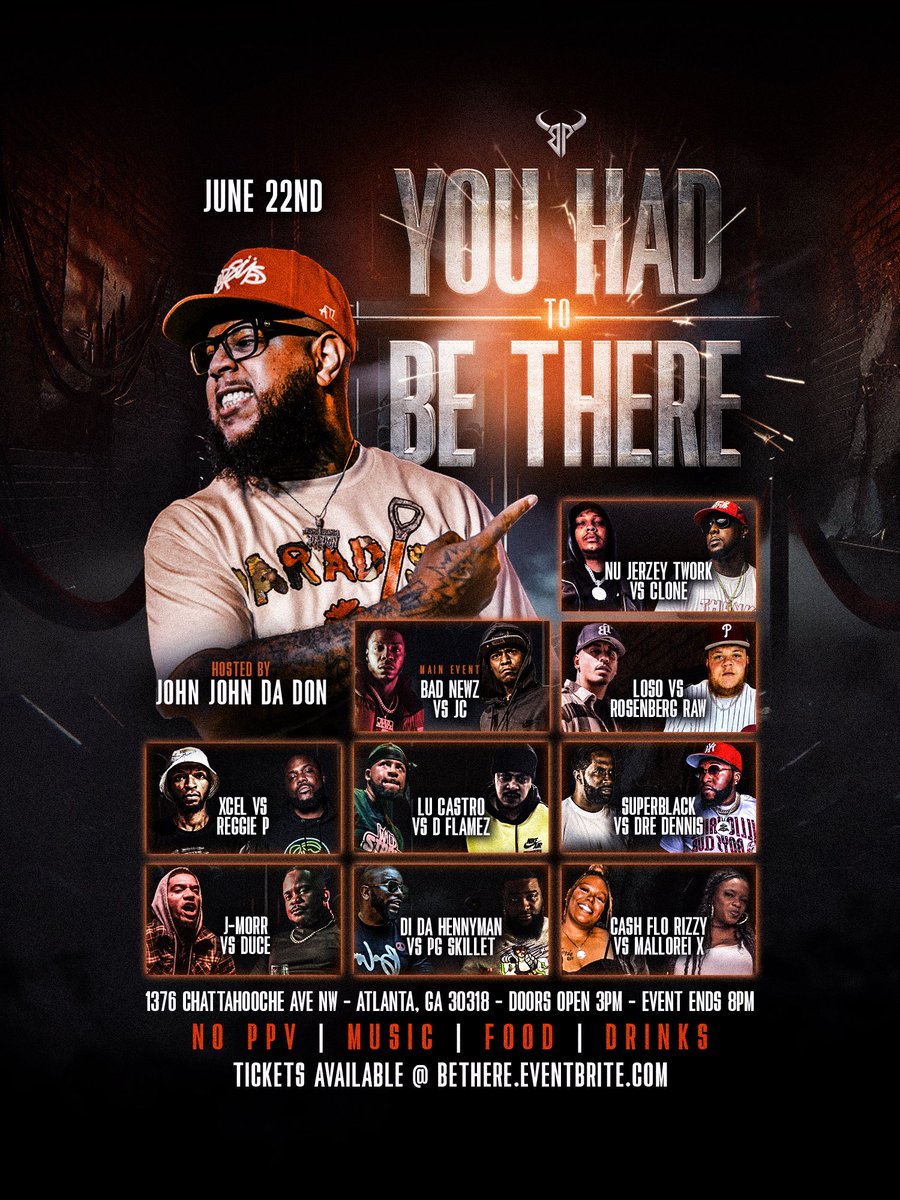Gonna be some gems June 22nd too #YouHadToBeThere 🎟️ BeThere.eventbrite.com🎟