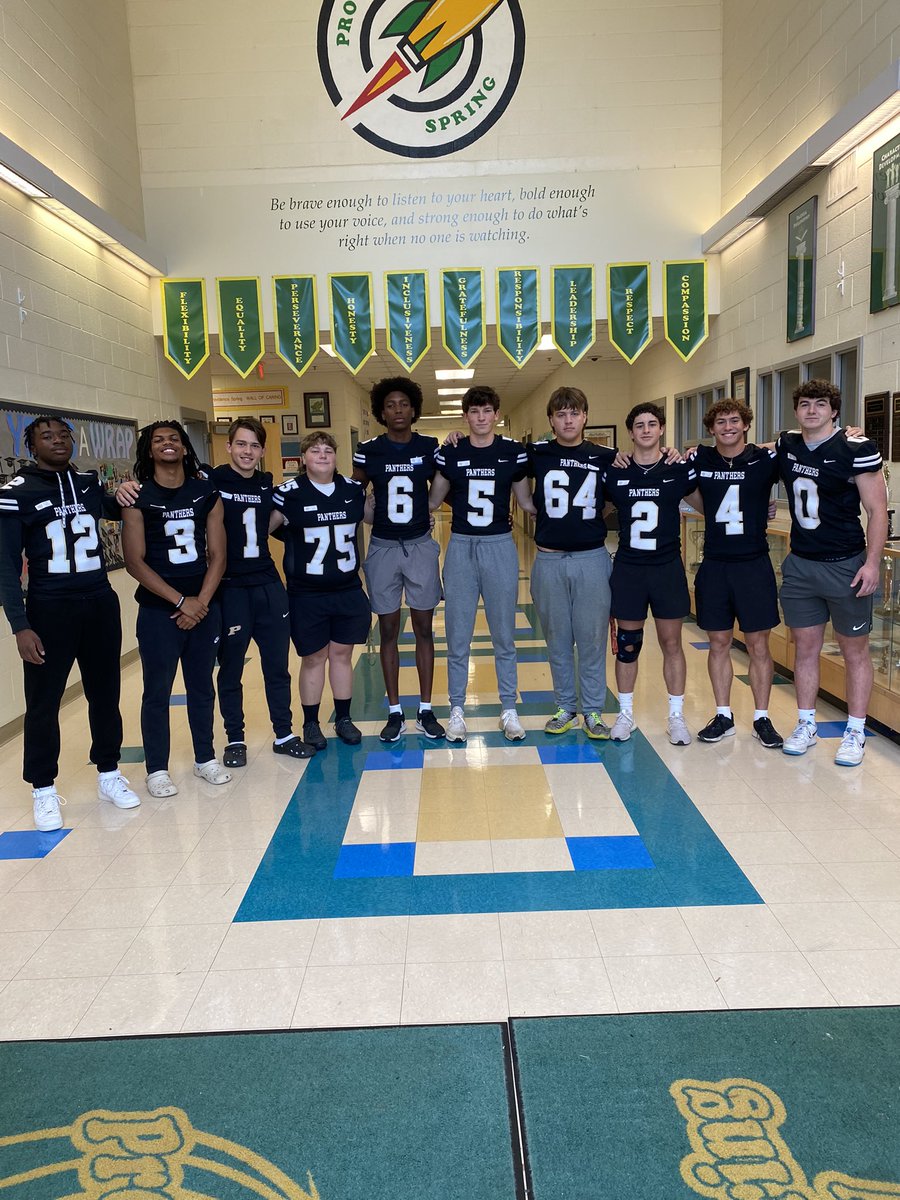 Prov_Football's tweet photo. Thanks so much Providence Springs for having us!!! #ONTHEBUS #FAMILY https://t.co/P3cQZ1c4UX