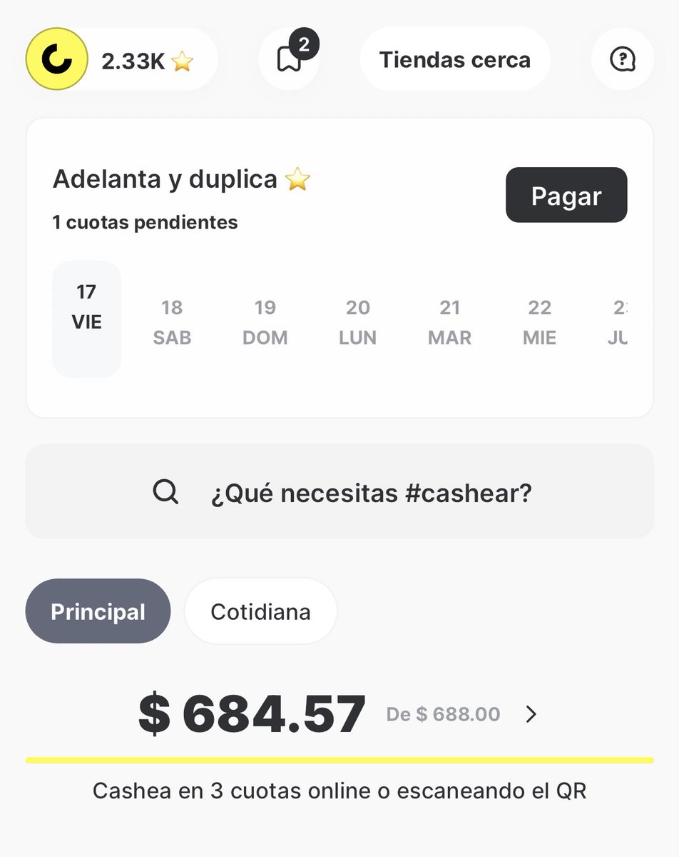 Cashea me subió el crédito a 688$ que harían ustedes con esto?