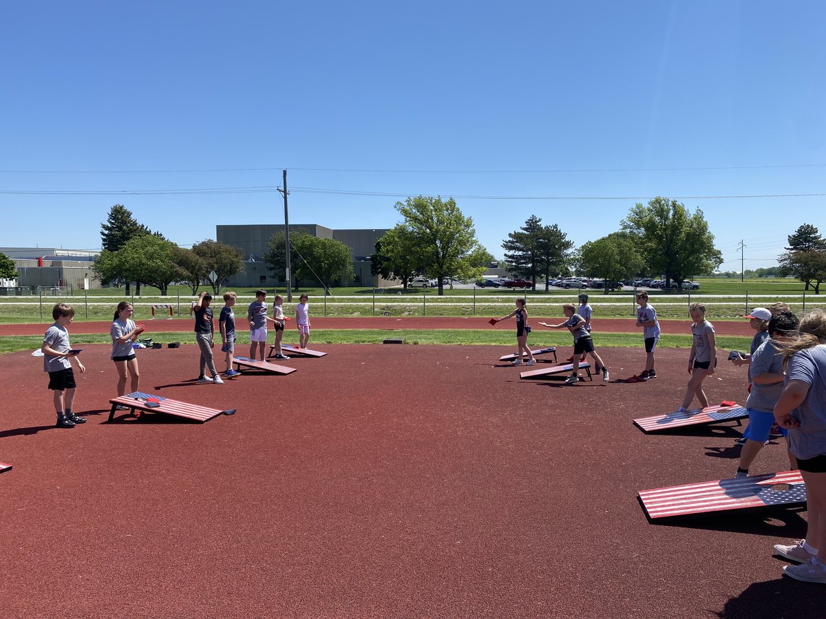 The 5th and 6th grade Track &amp; Field Day was a big success today! 🔴⚪️⚫️
#TheFalconWay
