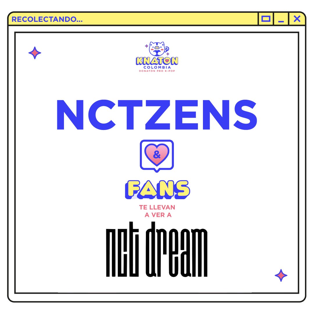 Knaton_col's tweet photo. ✨HOLA! Te invitamos a ser parte de este lindo proyecto.

NCTzens y fans, nos hemos unido en una donatón en pro de llevarte a ver a NCT DREAM EN COLOMBIA✨
 
Síguenos en nuestras redes (link en el perfil) para enterarte de más.

@NCTColombia

@7DREAM_COL
 
@Juanjo_guerrero https://t.co/1DNlN1Fu5n