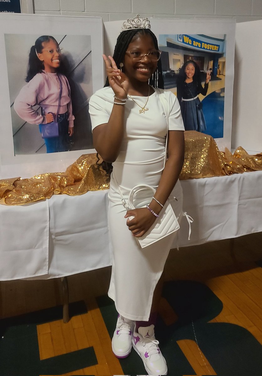 5th grade sneaker ball <a href="/We_Are_Foster/">Foster Trad. Academy</a> with our king and queen