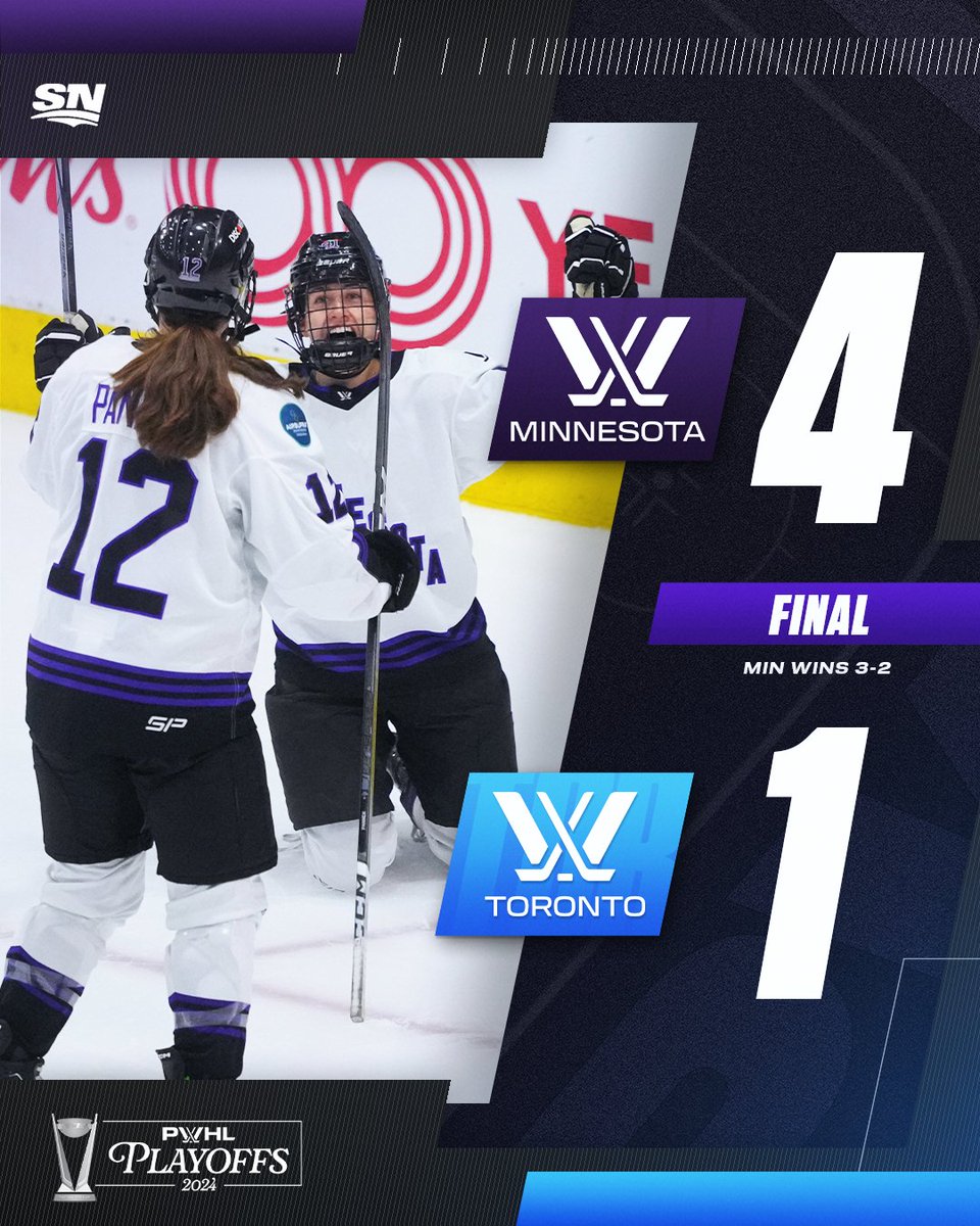 PWHL MINNESOTA COMPLETES THE REVERSE SWEEP TO KNOCK OUT PWHL TORONTO! 🧹