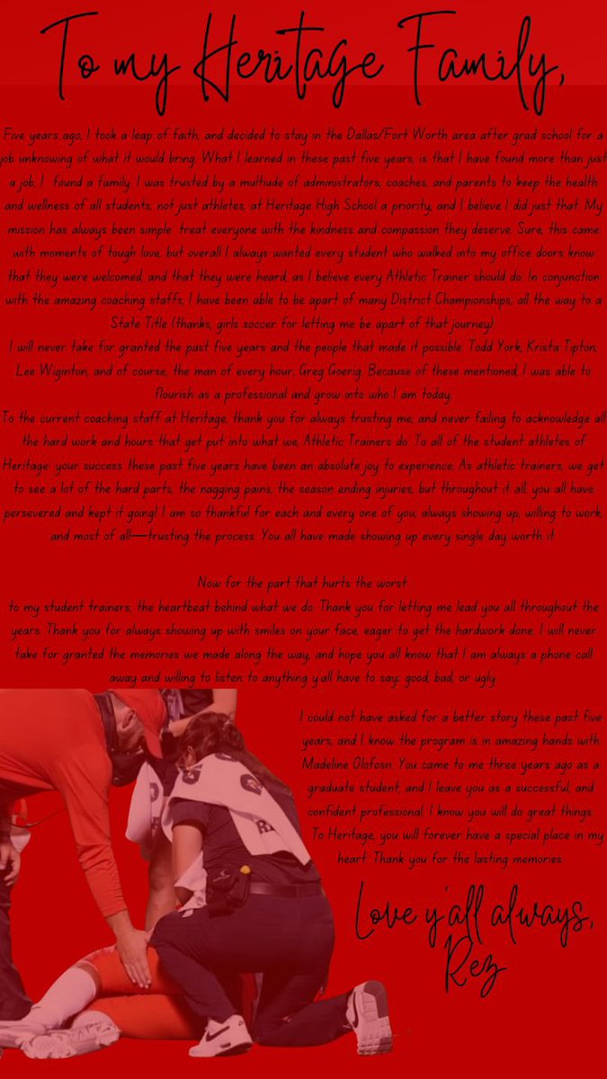 Well, I think I now know what entering the transfer portal feels like. The best thing about family though, you never really get rid of them. I’m still gonna be the crazy person cheering on the sidelines 😉