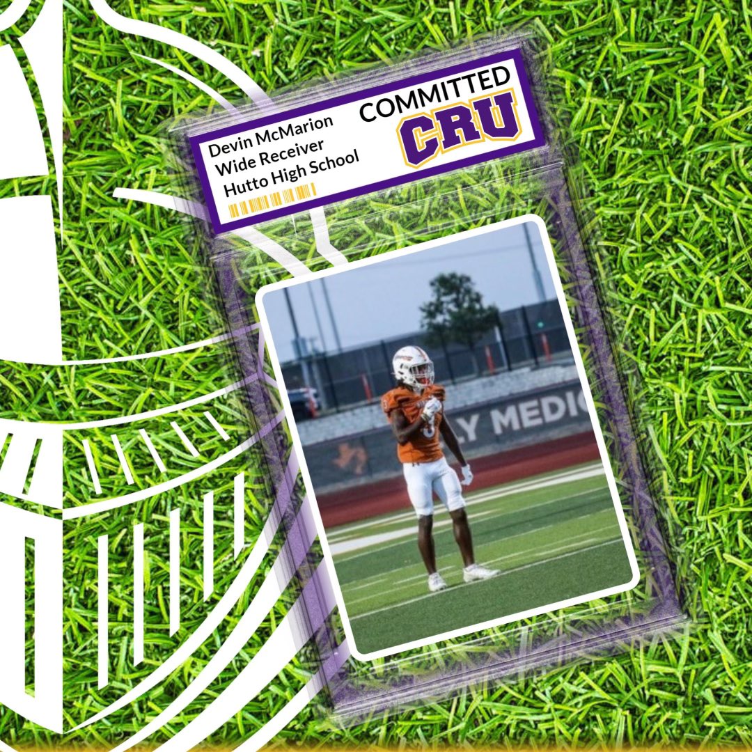 1000% committed to University of Mary Hardin-Baylor @nickbrace @CruFootball @CoachWCompton @HuttoHS_Fball