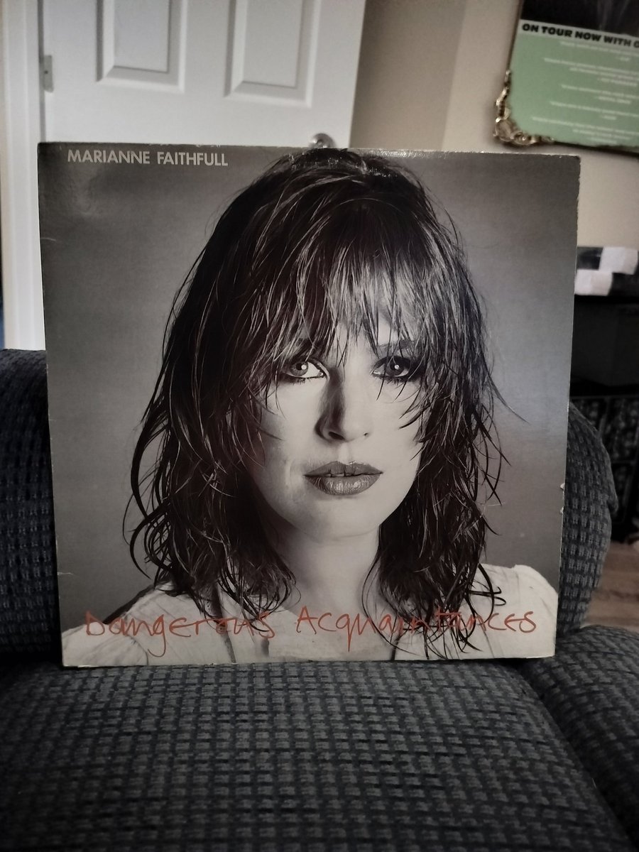 Marianne Faithfull - Dangerous Acquaintances The singer who's probably best known as Mick Jagger's girlfriend and for my generation as the lady on the Metallica song. #nowplaying #nowspinning #vinylrecords #vinyl #records #lp #album #80s #80smusic #rollingstones #metallica