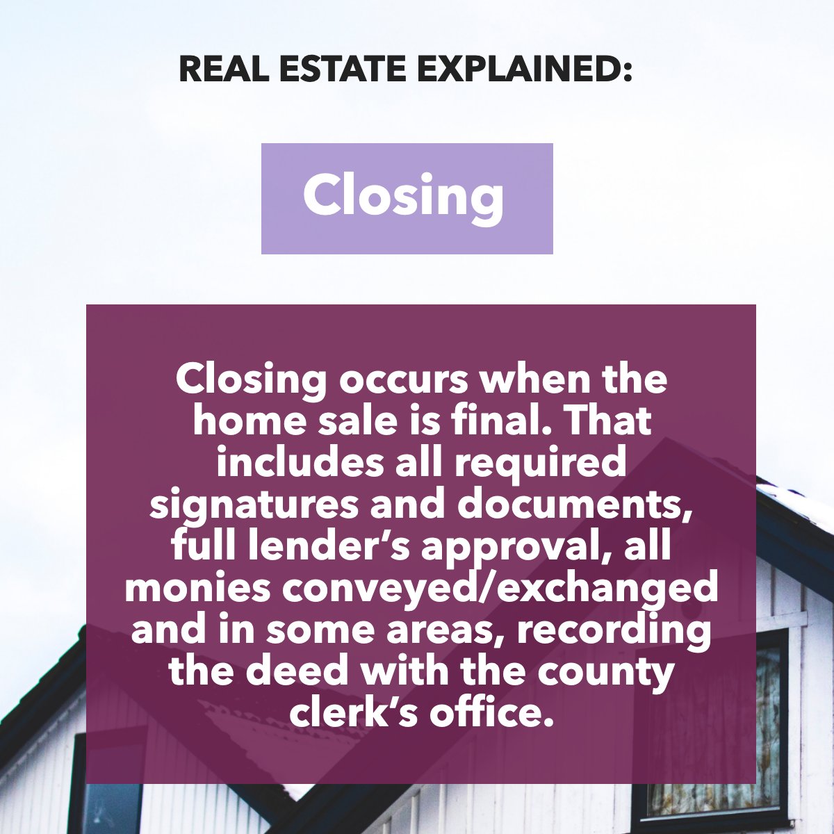 Real Estate Explained: 'Closing' 🤝🏻 The complexity of real estate closings is a good reason to have a real estate agent to guide you through the process. #realestate #closing #realestateadvice #realestateexperts #realestate101 #realtor #realestateguru