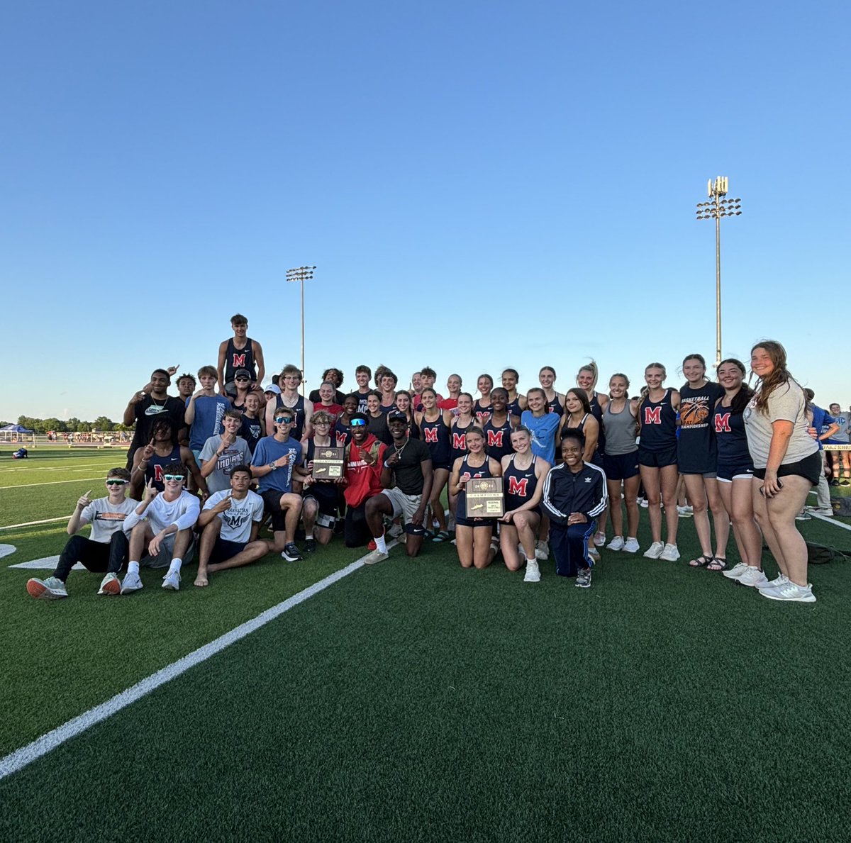 Men’s & Women’s Regional Champs!! 🏆🏆 36-state qualifiers heading to Cessna Stadium next Friday & Saturday for the 6A State Meet! Oh, and 3-new school records today too! 🎉 #mhstf24