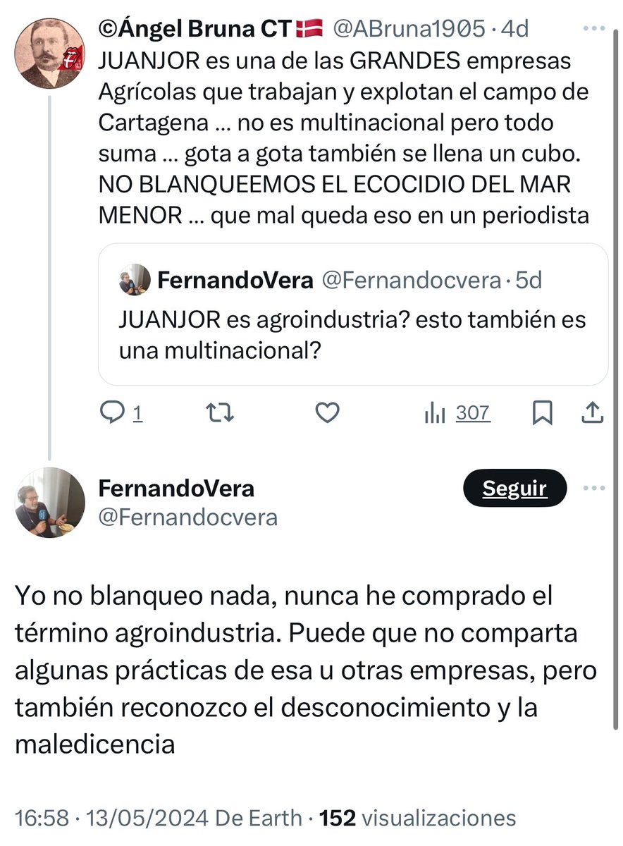 Que verdad lleva @asociacionanse … el otro día pensaba lo mismo cuando le escribía a @Fernandocvera … cuanta desinformación … no entendía como @cope_murcia se prestaba a ese juego de ofrecer chismorreo y la confusión como información veraz