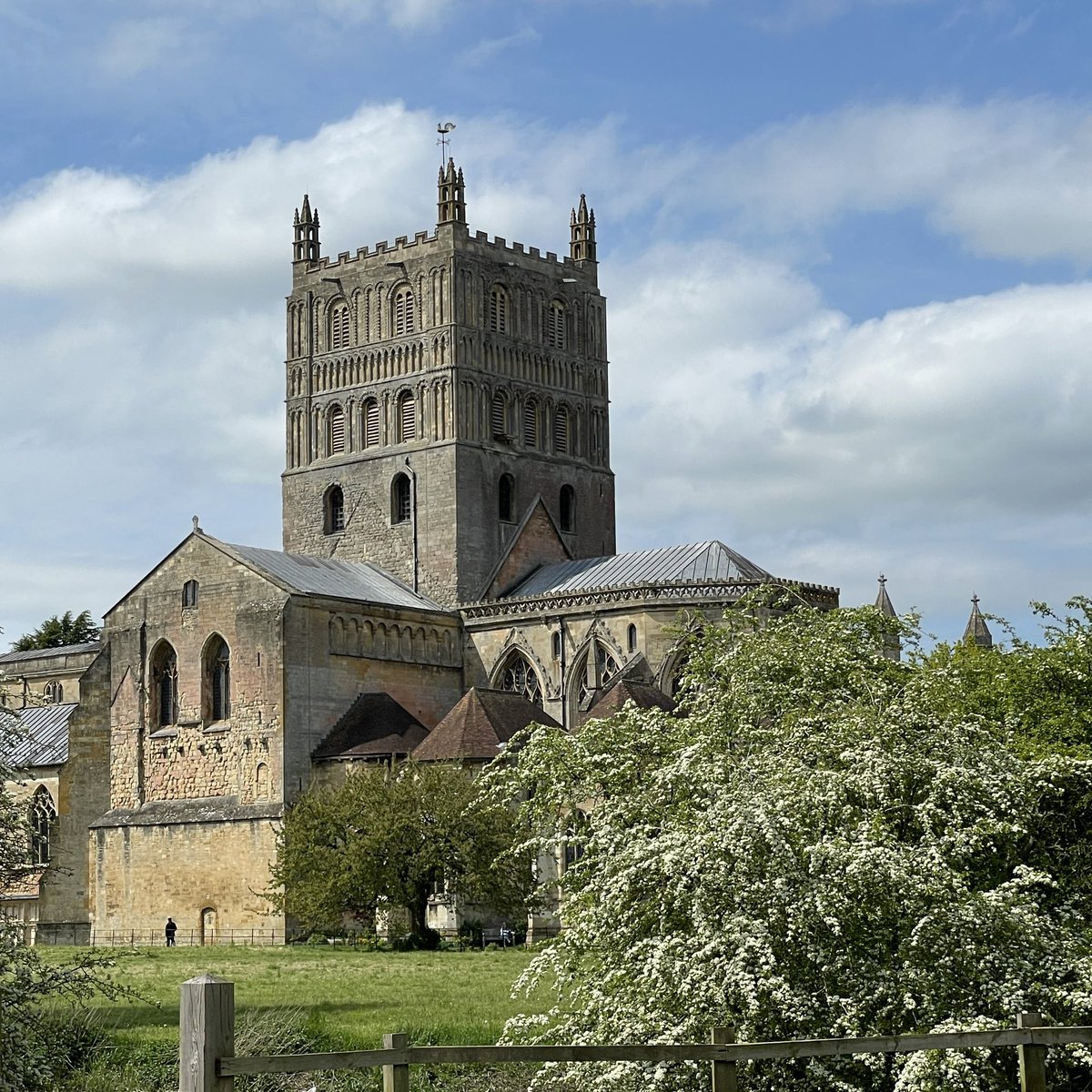 12th century Abbey Church of St Mary, Tewkesbury #SteepleSaturday