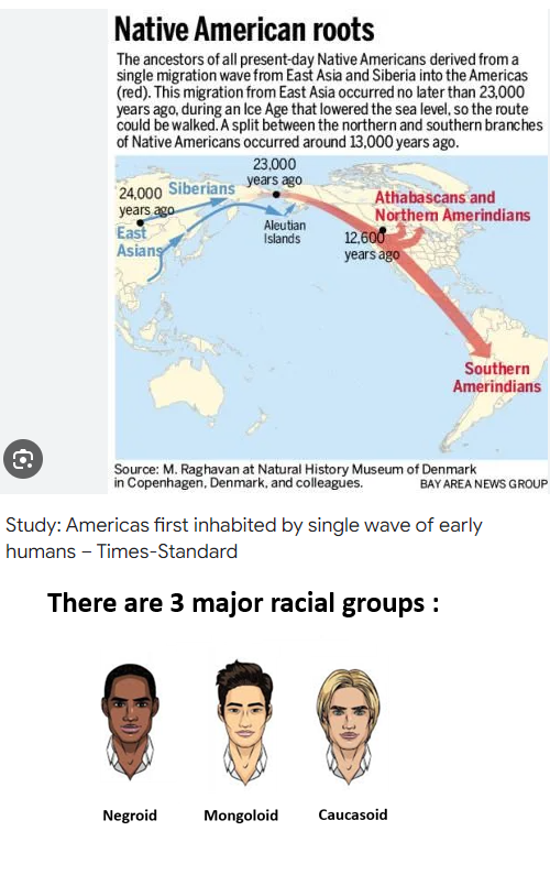Lejit_Reposts's tweet photo. African Americans are NOT Africans !
African Americans are the original red-indians,
who moved from Mongolia,ASIA 15,000 yrs ago.
look👇
#fba #ados #blacktwitter #theynotlikeus #WokeFoke #BlackWomen #Reparations #SecureTheTribe #Delineation #Freedmen #CutTheChecks #AntiBlackHate https://t.co/KzLOb9aycG