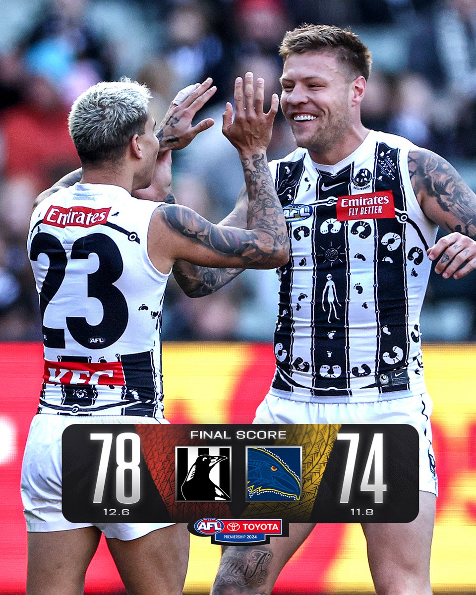 PIES HOLD ON IN A THRILLER!

#AFLPiesCrows