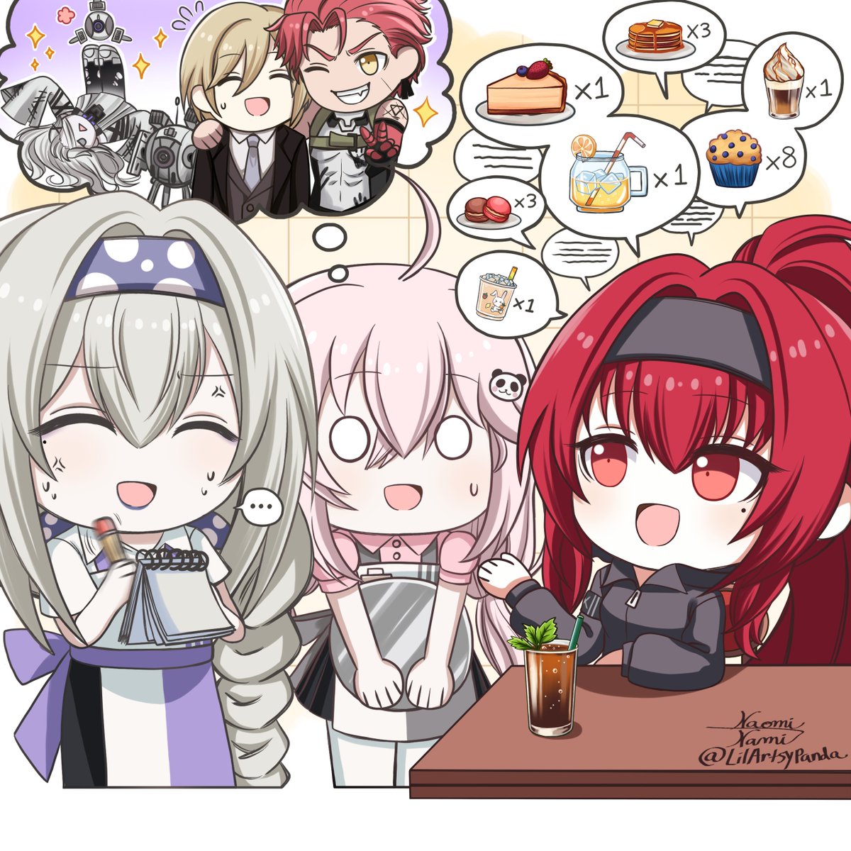 The Witch Café Fanart (Part 3) #PGR #pgrtwt #punishinggrayraven