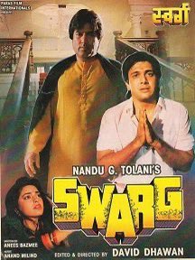 #34YearsOfSwarg 18May1990 #RajeshKhanna #Govinda #JuhiChawla #Madhavi #DilipDhawan #NeenaGupta #RajaBundela #PareshRawal #SatishKaushik #Sameer #AnandMilind #DavidDhawan