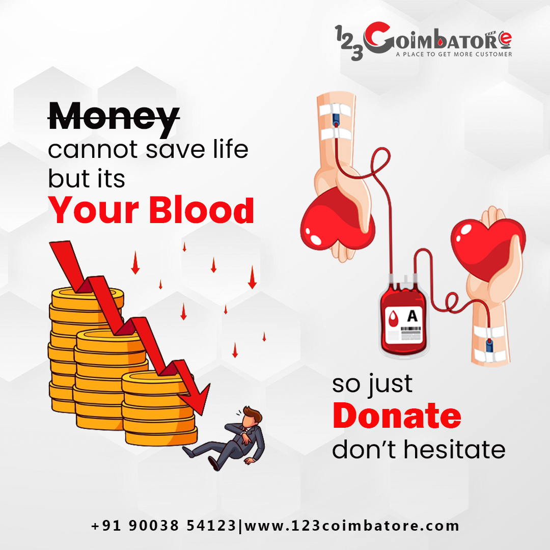 Money cannot save life but it's your Blood🩸,So just Donate and don't hesitate😊

Register Now: 123coimbatore.com/list-all-donor…

#blooddonation #coimbatore #blooddonor #giveblood #blooddonors #donatebloodsavelives #donatebloodsavelife #bloodforlife #love #savelife #life #123coimbatore