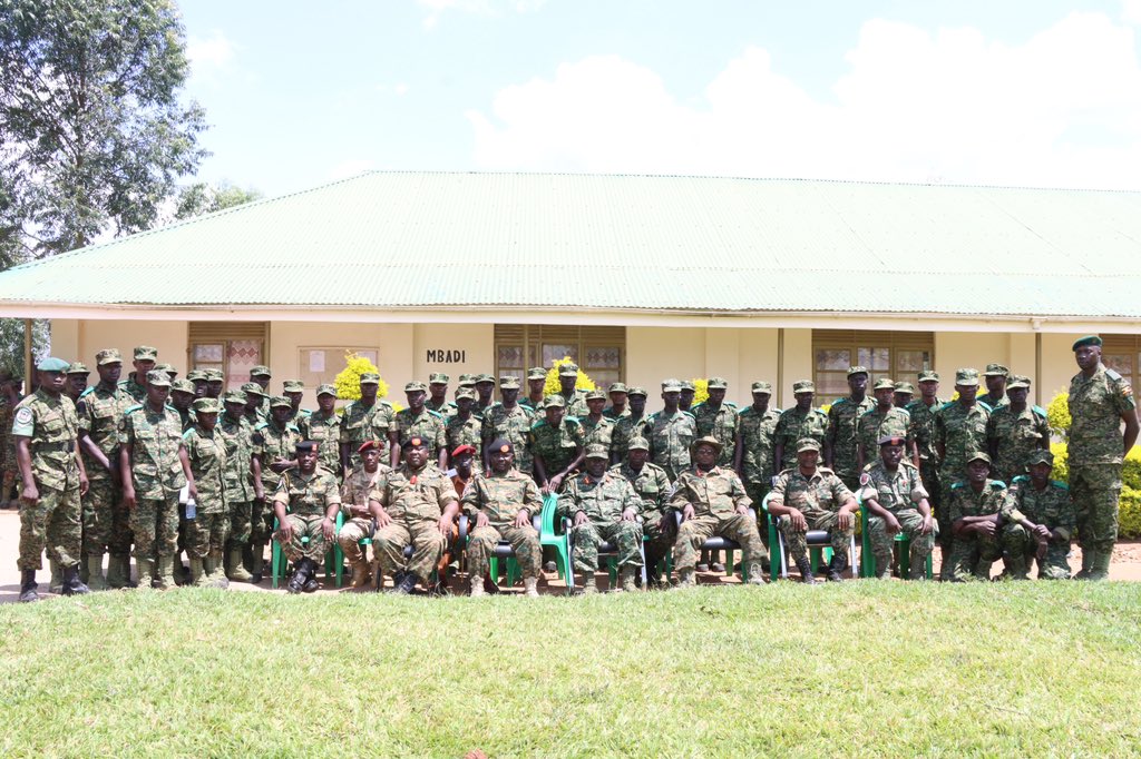 Brig Gen Besigye tells Karama Combat Engineer graduates to 'Maintain discipline & upgrade' to reach the zenith of their army careers. 255 students graduated from Combat Engineering Level 111 and EOD/IED Level 11 courses urged them to stay disciplined for a successful UPDF life.