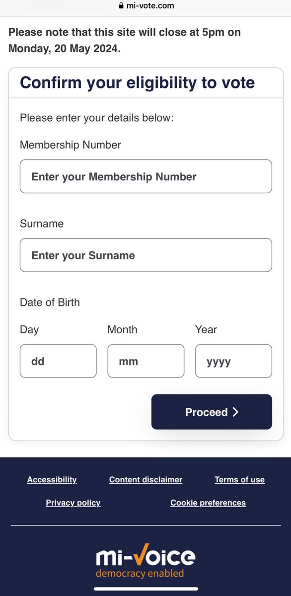 Opportunity to vote in the @rpharms Pharmacy Board Election 2024 will close 5pm on Monday 20th. Process and form is quick to complete mi-vote.com/secure/rpharms