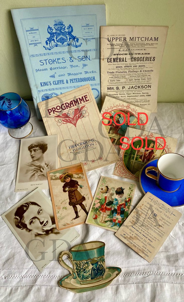 💙🤍💙🤍💙
A selection of paper collectables, catalogues, tea & coffee advertising & old photos . 
See them and more at
Dieudonneart.com/antiques

#earlybiz #ukgifthour #ukgiftam #vintage #collectables #paper #antiques #french #shopindie #shopsmalluk #elevenseshour #craftbizparty