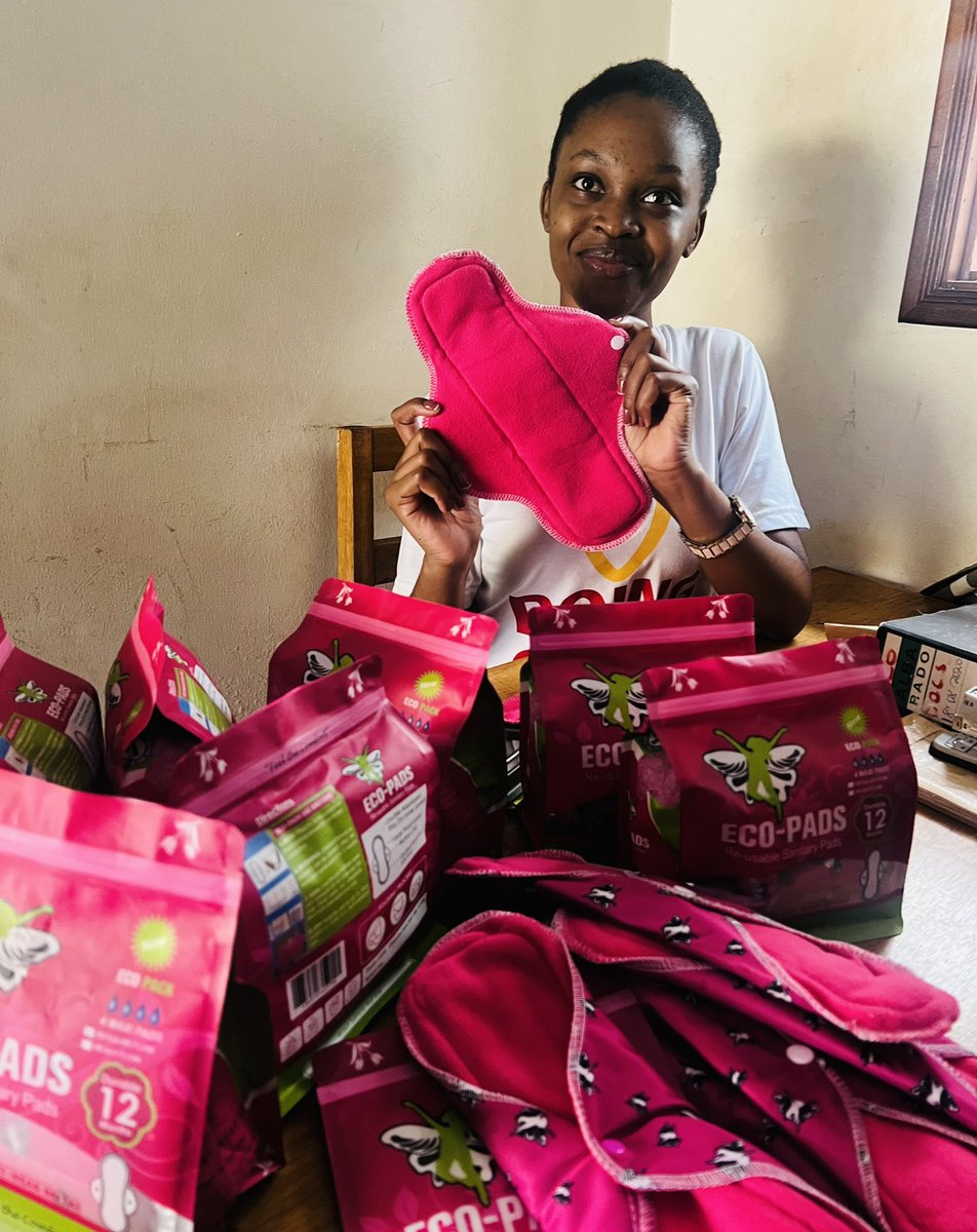 Let's break the stigma and prioritize #menstrualhealth. Shoutout to @EcopadsAfrica for their incredible support in empowering women with sustainable options. Together, we can ensure access to safe and eco-friendly menstrual products for all.