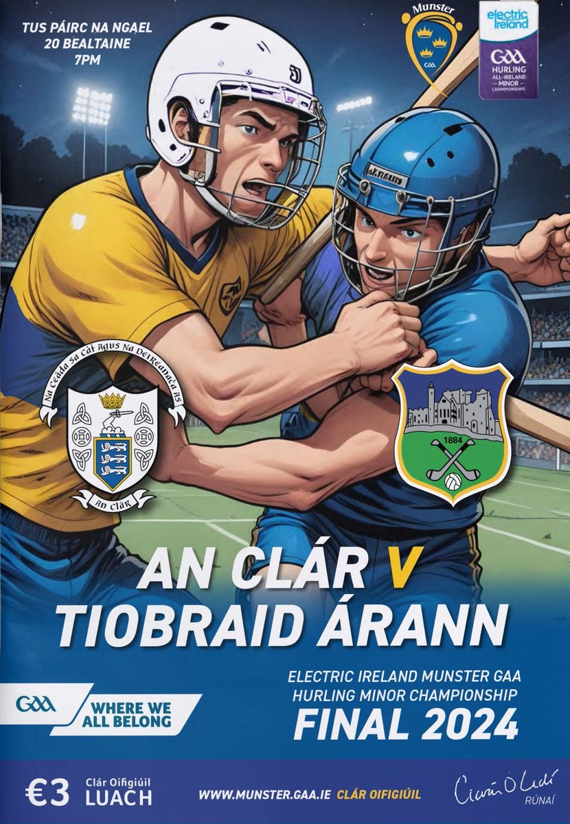 So are @officialgaa using AI art now? There are a ton of Irish artists who specialise in GAA illustration you could commission and support. Things are tough at the best of times but I might have to pack it in at this rate honestly if this is what we have to look forward to 😭