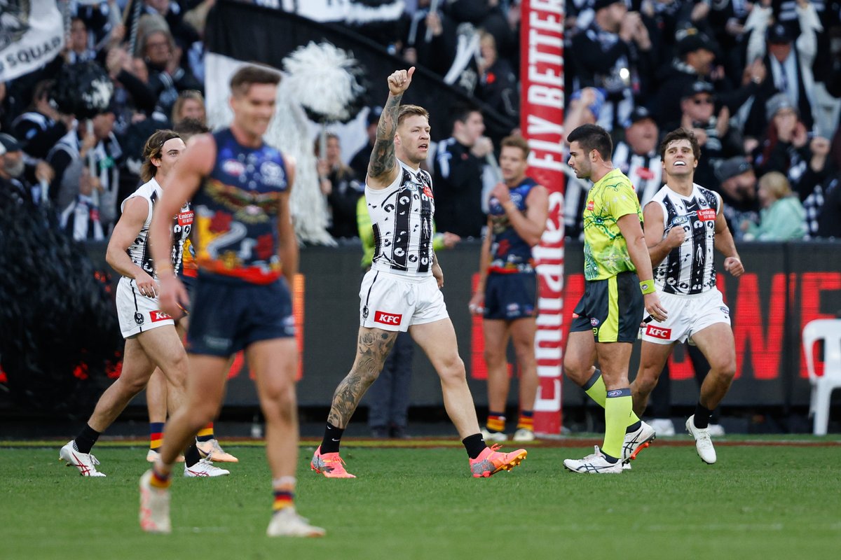 The Magpies simply WON'T be denied 💪 Every player graded as Collingwood wins ANOTHER epic over Adelaide | bit.ly/3UPjnNE | #AFL
