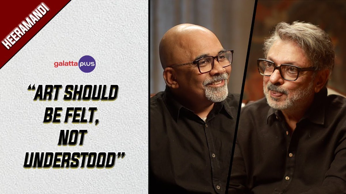 Here's a chance to get a peek into the mind of a master filmmaker, watch #SanjayLeelaBhansali open up about his latest work, '#Heeramandi' and his passion for filmmaking.💫 @baradwajrangan #BaradwajRangan #GalattaPlus Watch the full video here:youtu.be/XeL6vkRMVrs