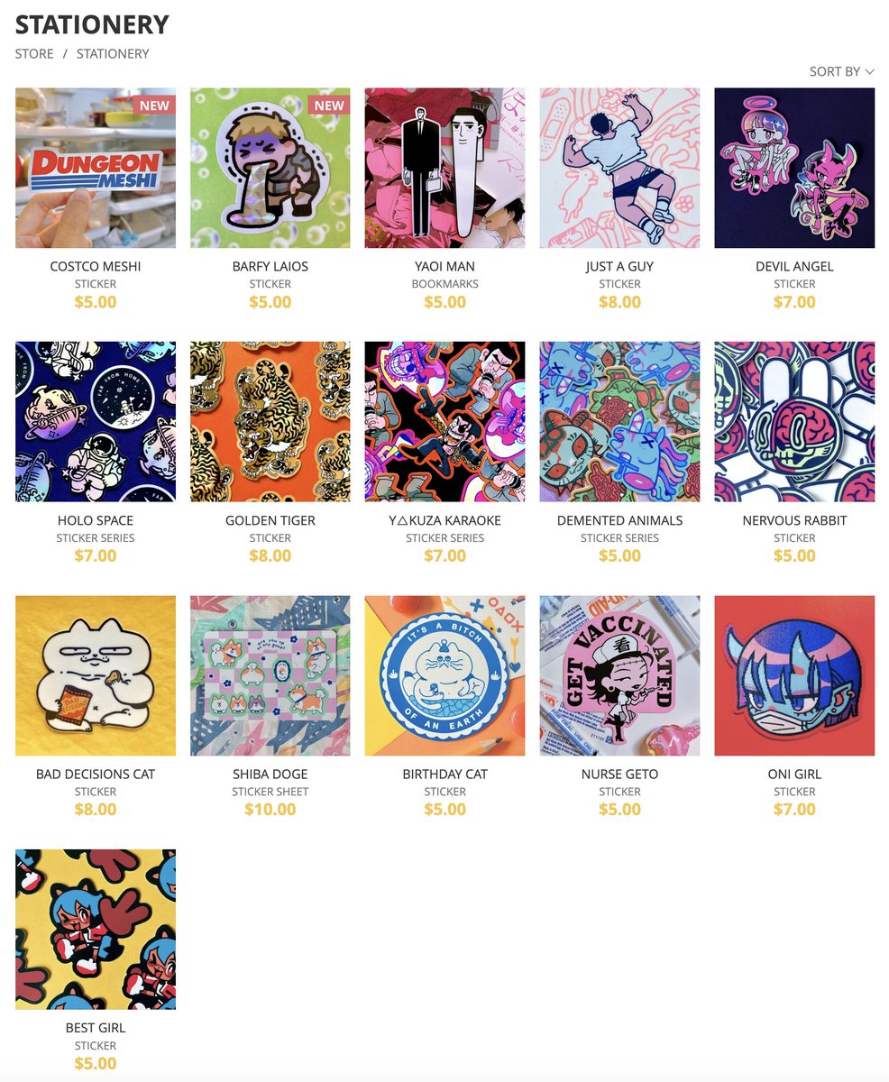 genicecream's tweet photo. here’s a peek at my catalogue for my upcoming shop opening btw (monday, may 20 at 12pm PST) https://t.co/3x21Q2m5ZL