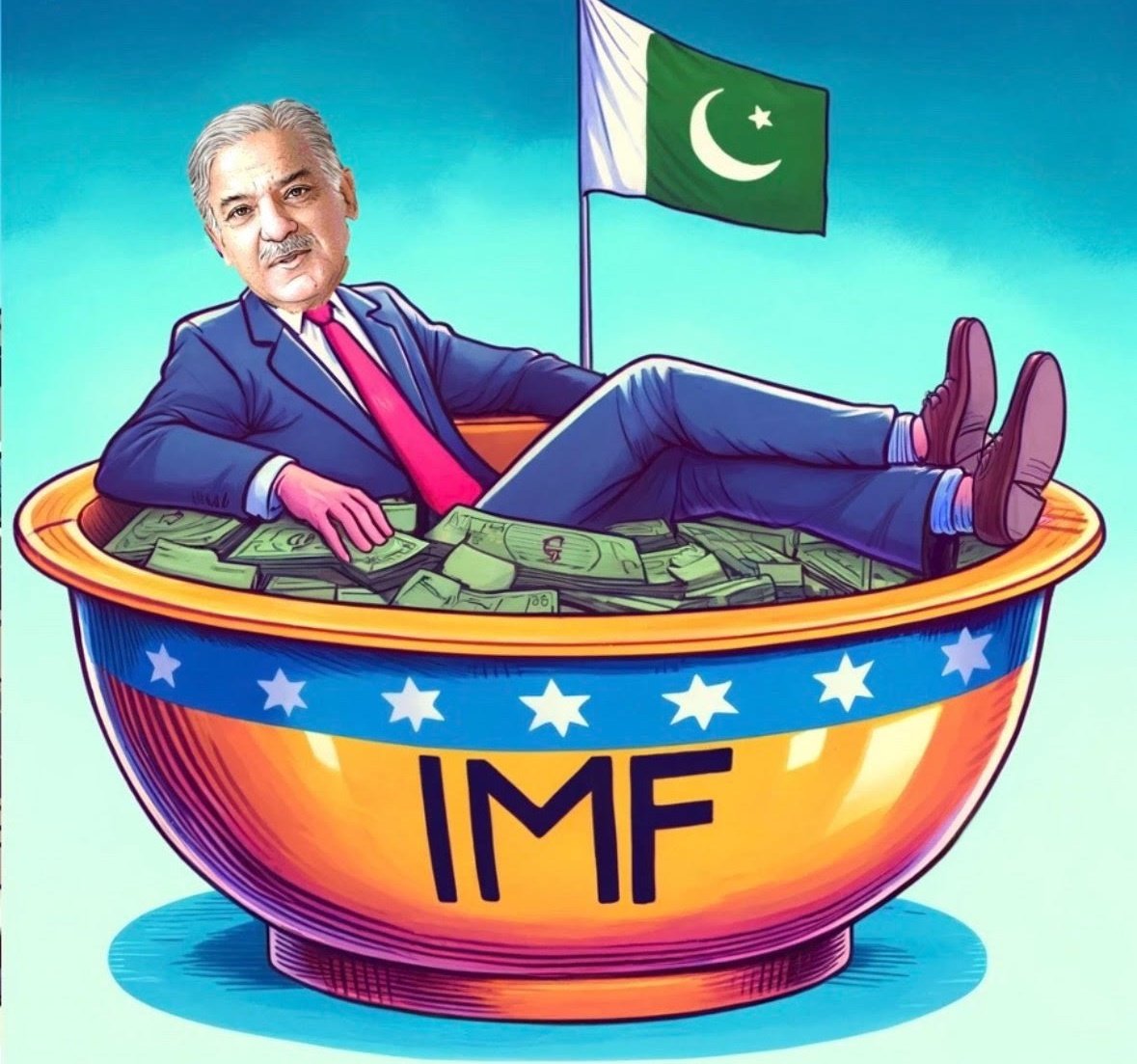 Senior IMF Officials have arrived in Islamabad this week to discuss ANOTHER potential bailout package for Pakistan.
This will be PAK’s 24th IMF package.
PM Sharif & his economic team have NO IDEA what they’re doing. All they know how to do is pass the begging bowl.
@TeamiPians