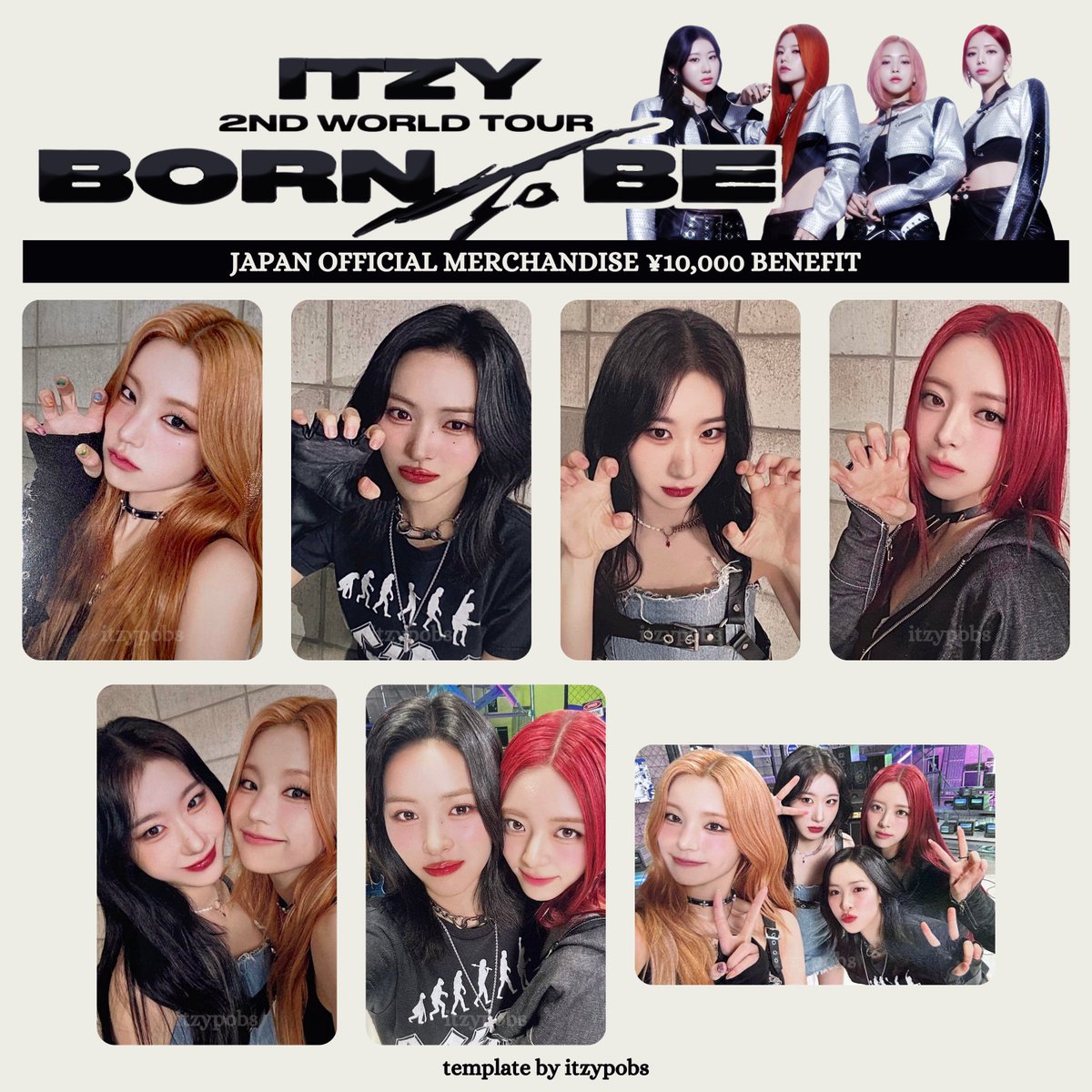 ❤️‍🔥 ITZY BORN TO BE BTB 2ND WORLD TOUR IN JAPAN official