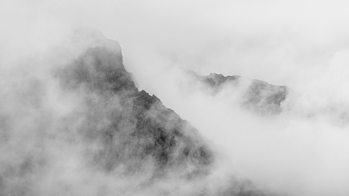 One from a fantastic mountain day on Thursday. Sron na Ciche in the Black Cuillin looking all moody and intimidating! #landscapephotography #IsleOfSkye