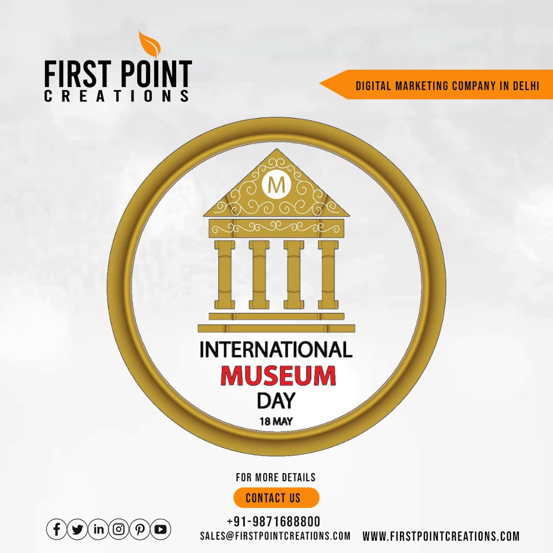 #InternationalMuseumDay2024 FOLLOW US @firstpointcreations Contact Details: ☎ +91 9871688800 | +91 (11) 41552455 🌐firstpointcreations.com 📧 Email: sales@firstpointcreations.com ✅ WhatsApp Chat: wa.me/919871688800 #InternationalMuseumDay #Museum #WorldMuseumDay #fpc