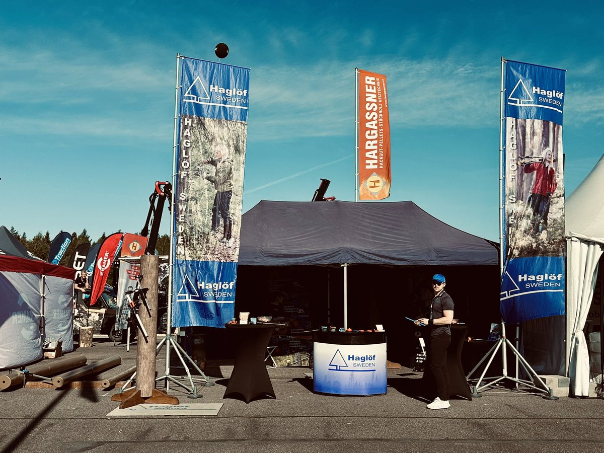 Dag 2 av skogsmaskindagarna i Karlskoga. Besök oss i SM 25 mitt höger. #skogsmaskindagarna #skog #mätning #forestry