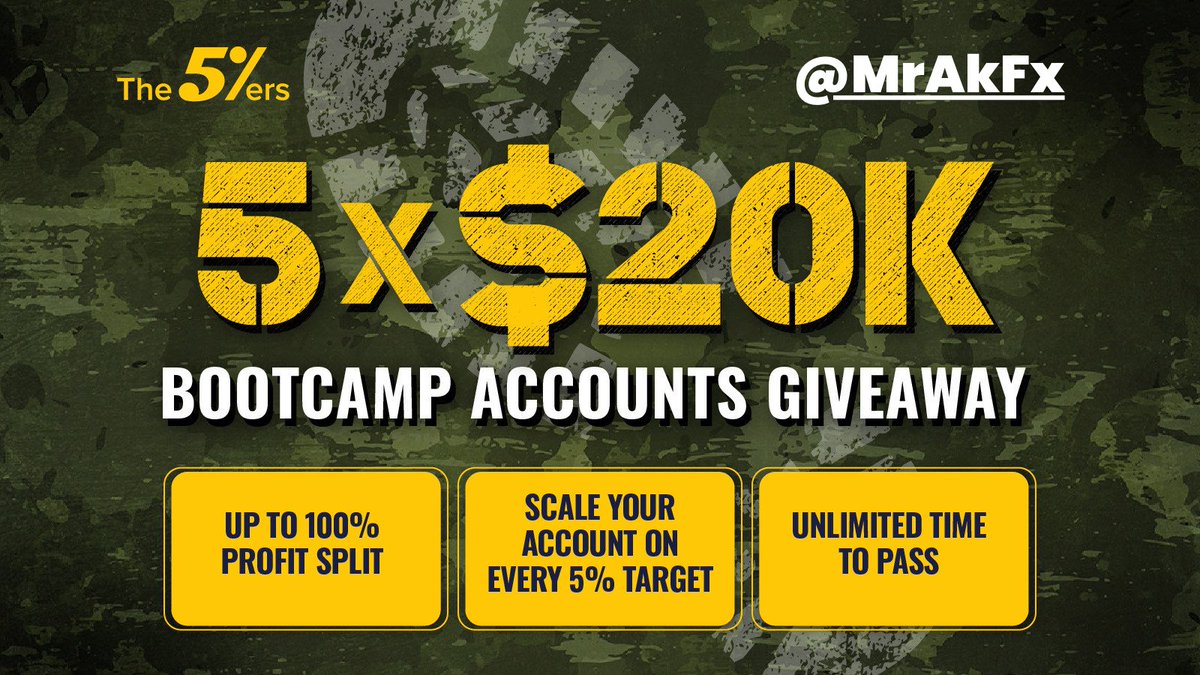 Abdulkadir Anas (@mrakfx) on Twitter photo 5x20k Challenge Account giveaway 🎁 🎁.
RULES TO ENTER 👀
-Follow @MrAkFx
& <a href="/the5erstrading/">The5ers</a>
-Also Follow
<a href="/speedouFx/">Mai Nasara</a>
<a href="/ictwizard_/">ICT_WIZARD</a>
<a href="/babujin_fx/">Abdulkadir</a>
<a href="/sodium_fx/">sodium.</a>
<a href="/DanGaske01/">DANGASKE</a>
<a href="/Bayefx/">BAYE-Life</a>
-Like & retweet 🌟
-Tag 3 friends 🧍
•join our youtube;
youtube.com/@The5ersFundin…
-Twitter. 5x20k Challenge Account giveaway 🎁 🎁.
RULES TO ENTER 👀
-Follow @MrAkFx
& <a href="/the5erstrading/">The5ers</a>
-Also Follow
<a href="/speedouFx/">Mai Nasara</a>
<a href="/ictwizard_/">ICT_WIZARD</a>
<a href="/babujin_fx/">Abdulkadir</a>
<a href="/sodium_fx/">sodium.</a>
<a href="/DanGaske01/">DANGASKE</a>
<a href="/Bayefx/">BAYE-Life</a>
-Like & retweet 🌟
-Tag 3 friends 🧍
•join our youtube;
youtube.com/@The5ersFundin…
-Twitter.