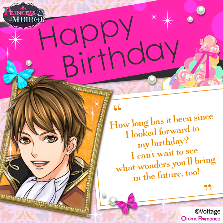 MirrPrincess's tweet photo. It's Falko's birthday today!!✨
Are you enjoying his birthday event so far?
Leave a comment for him on this very special day♥
#MirPri #ThePrincessintheMirror #VoltageInc #Birthday #Falko https://t.co/gGB1u2UNhv