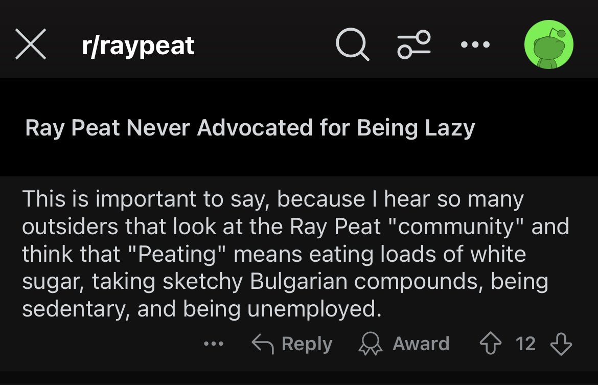 Wait….peating means something else???