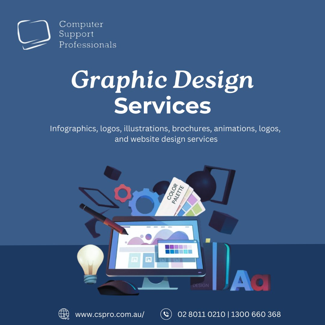 Convert your unique ideas into reality! Elevate your brand with our expert graphic design services.

Website: cspro.com.au

#graphicdesign #graphicdesigner #BrandElevation #technology #Cspro #designservices #branding #itsupport #innovation #melbourne #sydney