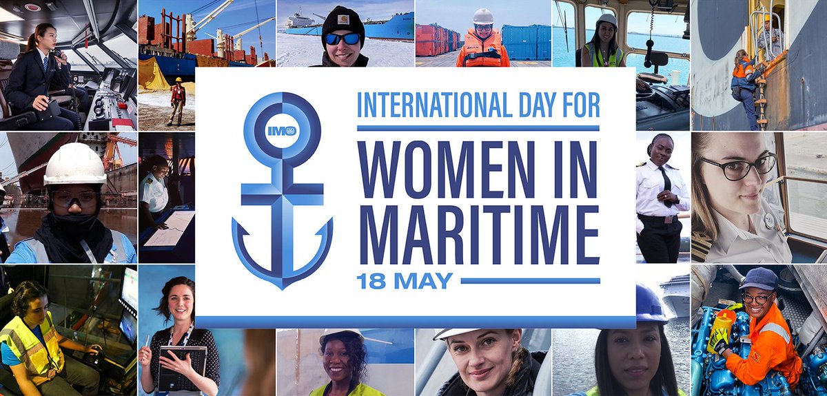 On #WomenInMaritimeDay let's celebrate amazing women supporting world 🌎 trade.