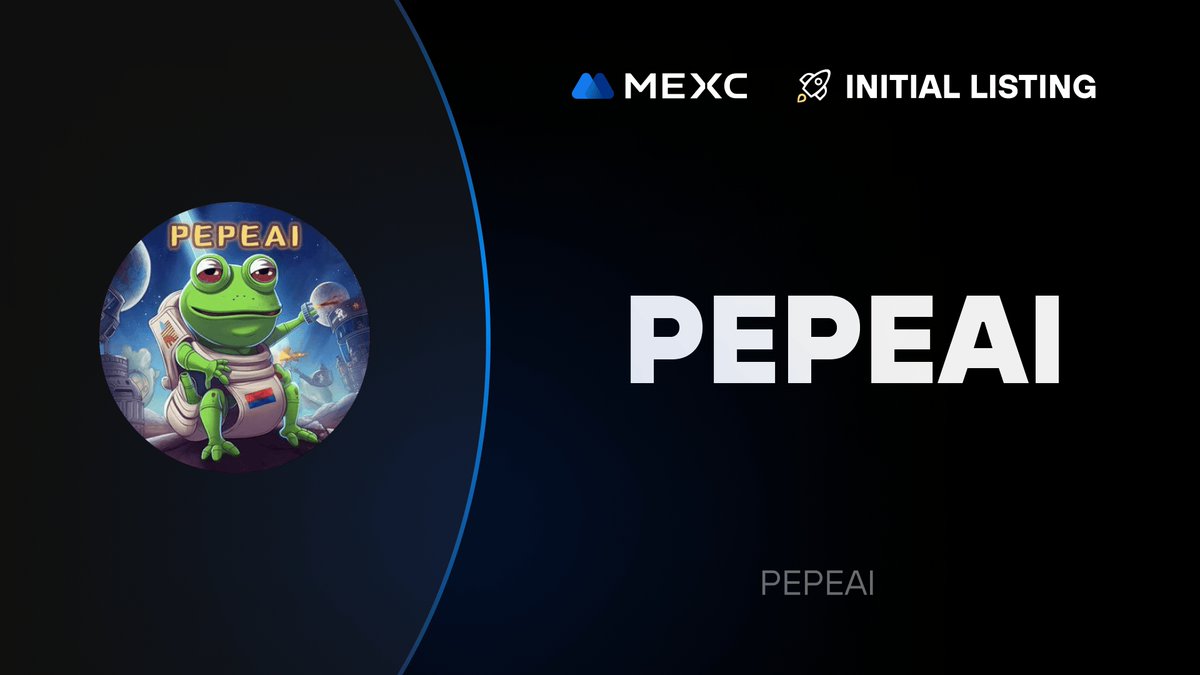 We're thrilled to announce that the <a href="/PEPE___AI/">PEPEAI</a> Kickstarter has concluded and $PEPEAI will be listed on #MEXC!

🔹Deposit: Opened
🔹PEPEAI/USDT Trading in the Innovation Zone: 2024-05-18 09:00 (UTC)

Details: mexc.com/support/articl…